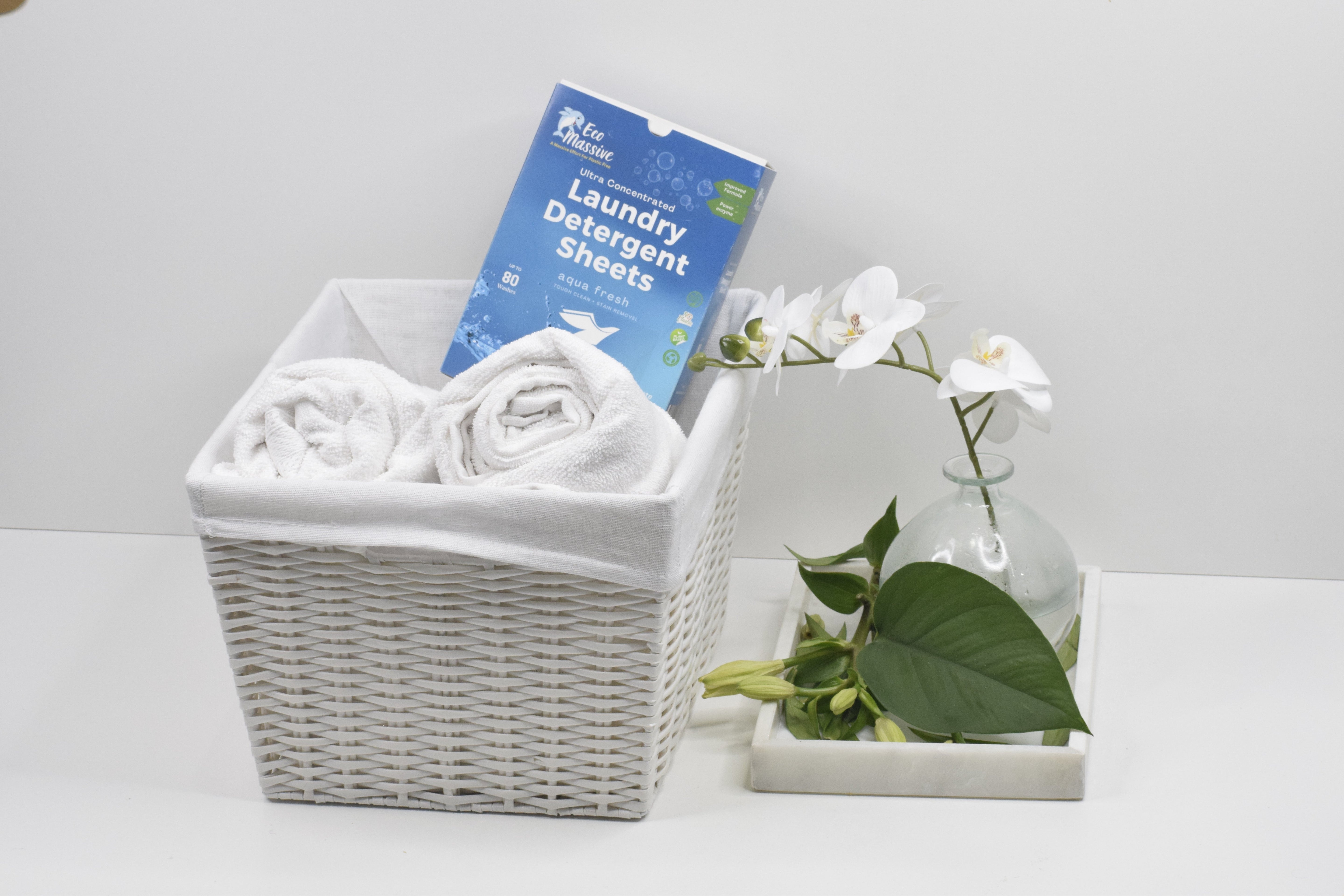 Laundry detergent sheets used for everyday laundry in Australian homes