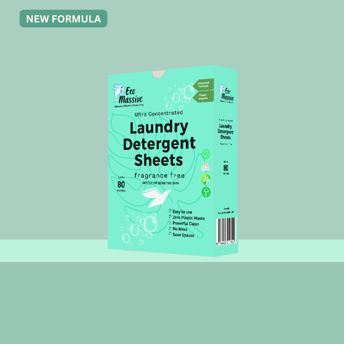 Laundry Detergent Sheets - 80 Loads