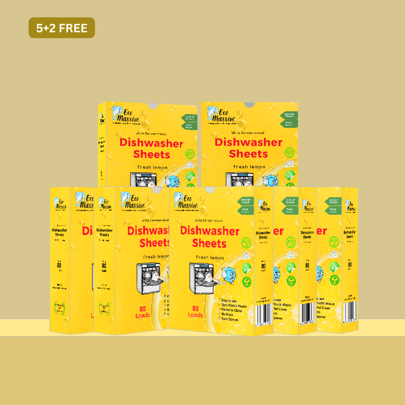 Dishwasher Detergent Sheets - 80 Loads