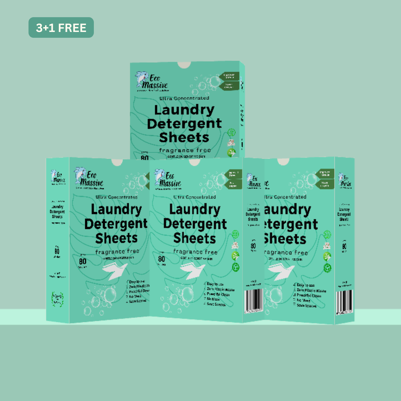 Laundry Detergent Sheets - 80 Loads