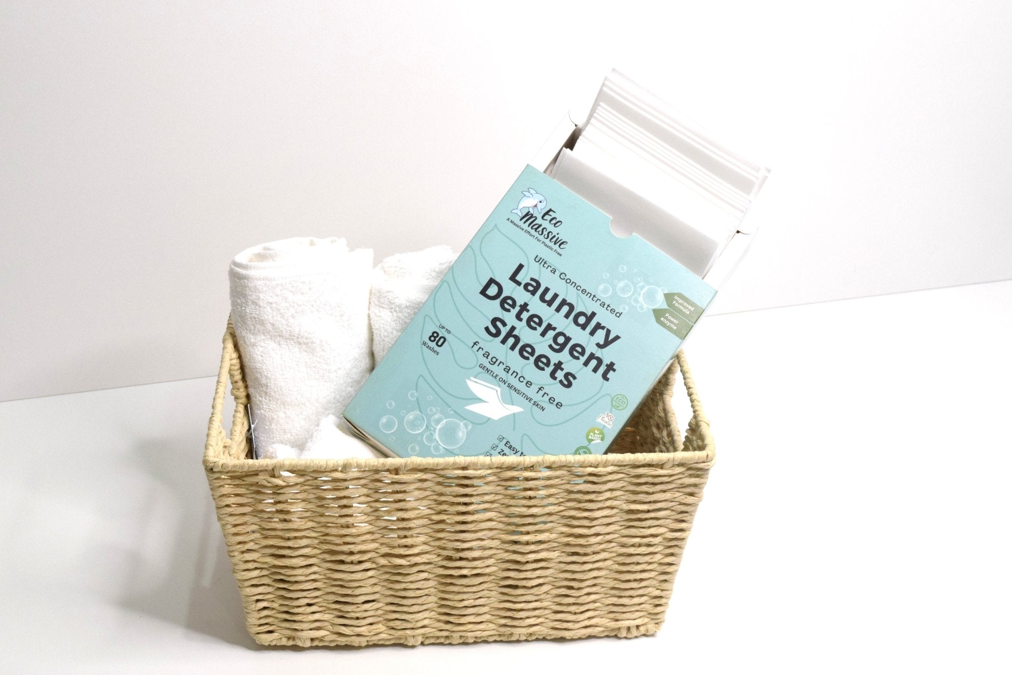 Zero waste laundry solutions
Laundry sheets for sensitive skin
Natural dishwasher detergent
Toilet cleaning sheets refillable