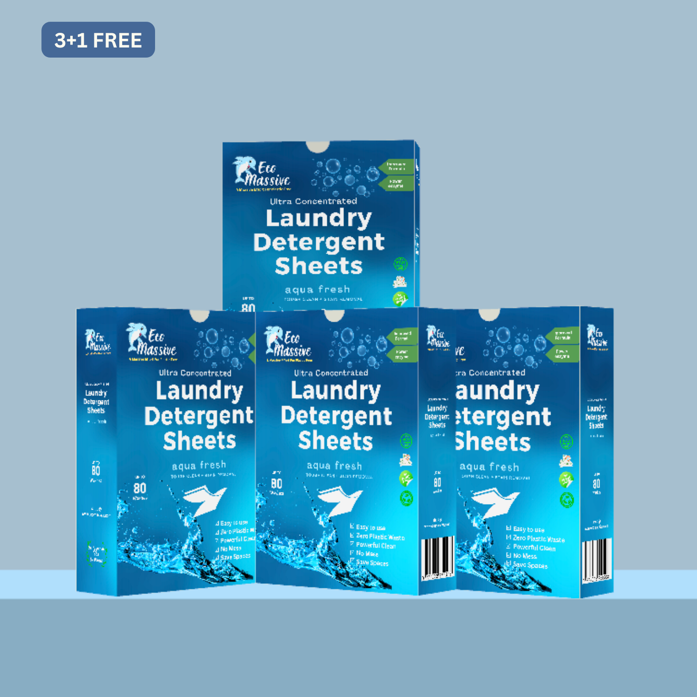 Laundry Detergent Sheets - 80 Loads