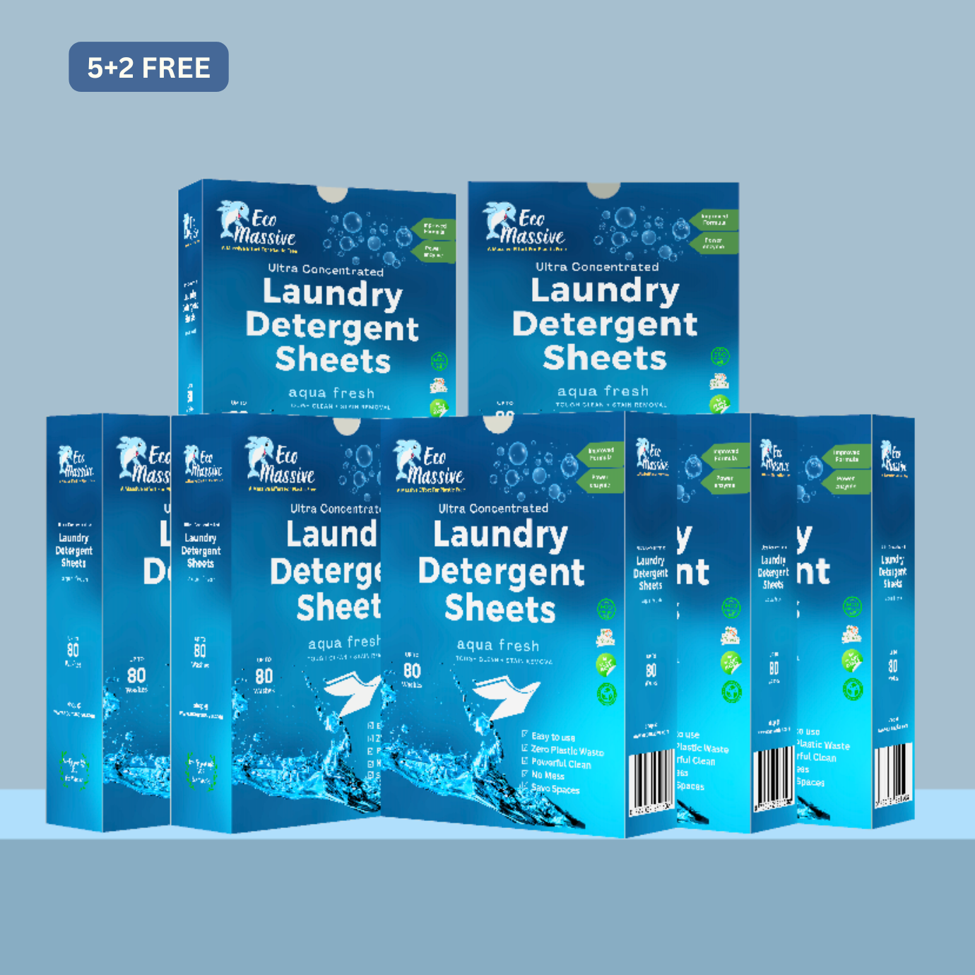 Laundry Detergent Sheets - 80 Loads