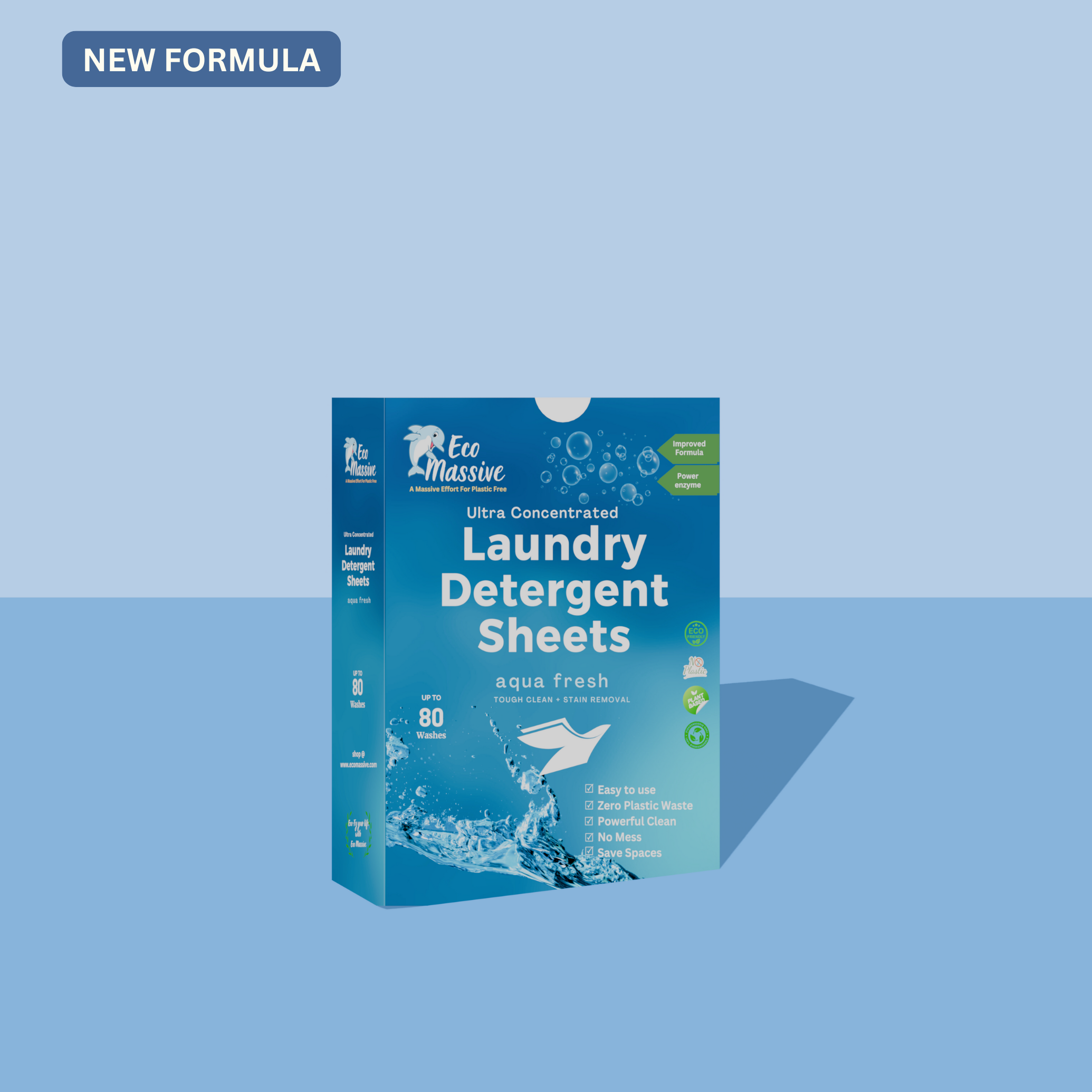 Laundry Detergent Sheets - 80 Loads