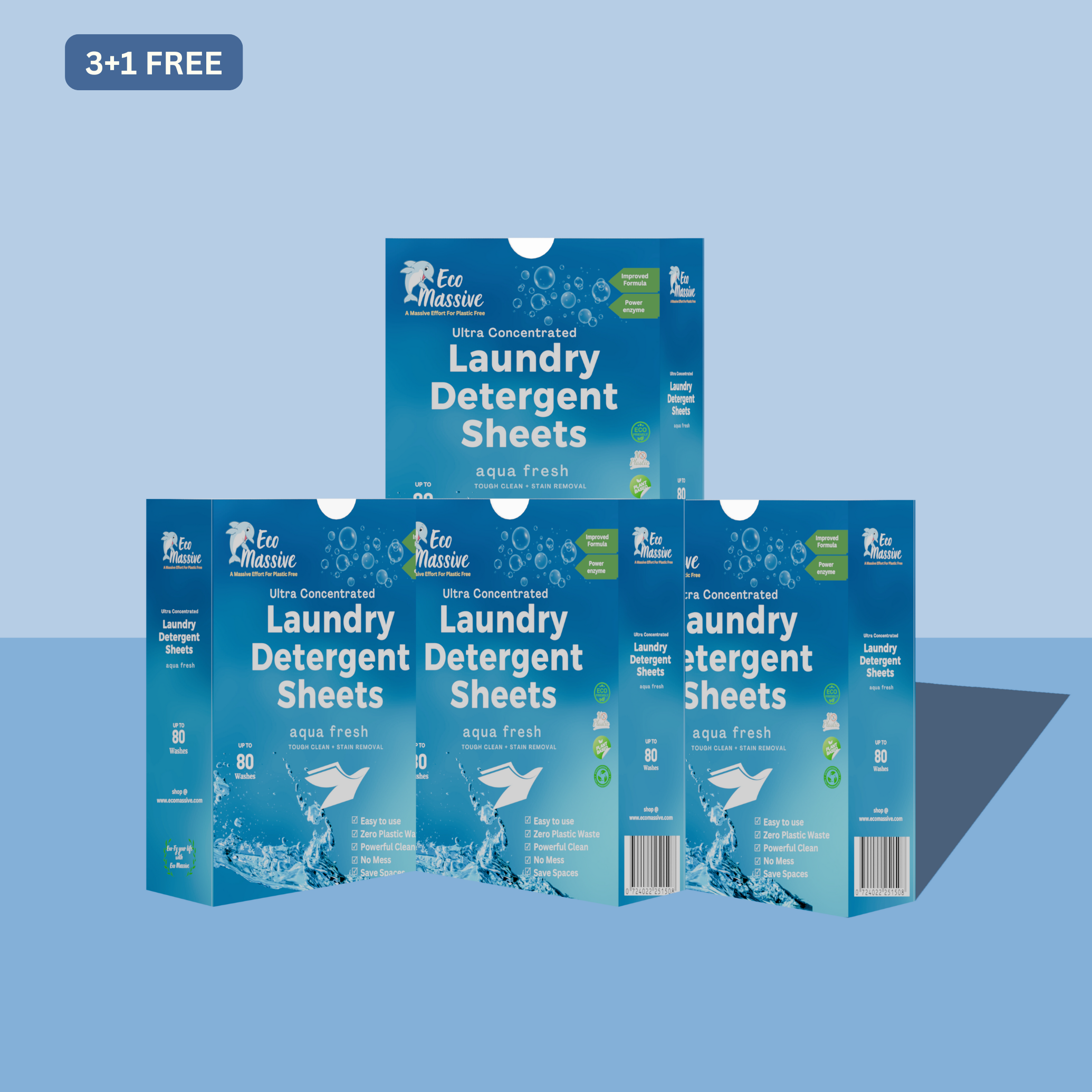 Laundry Detergent Sheets - 80 Loads