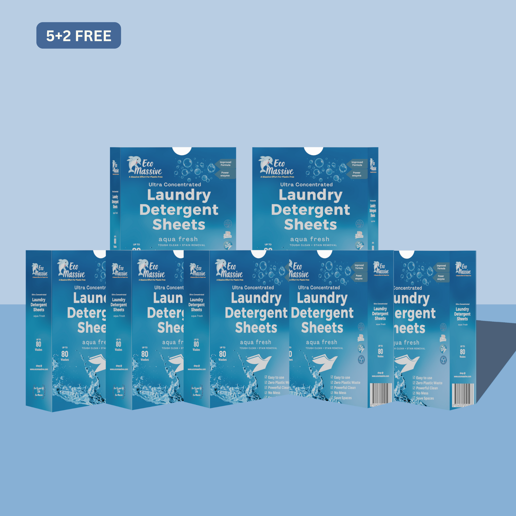 Laundry Detergent Sheets - 80 Loads