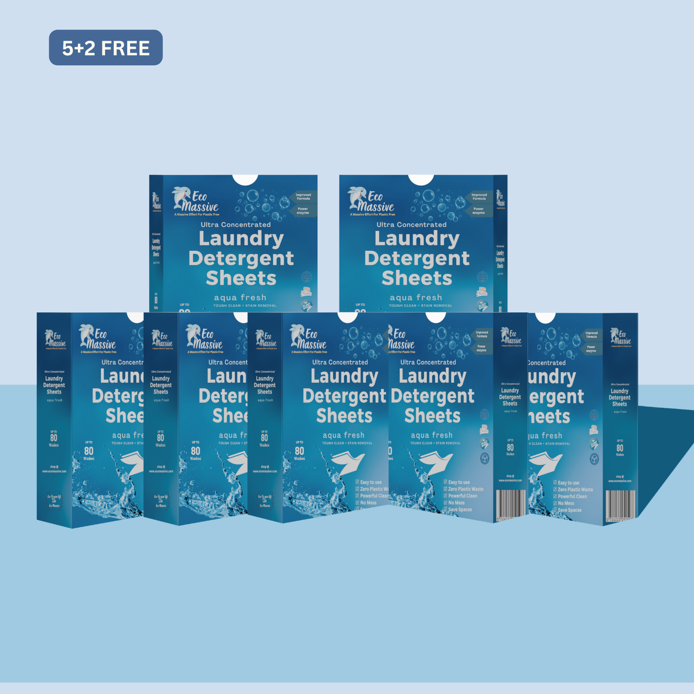 Laundry Detergent Sheets - 80 Loads
