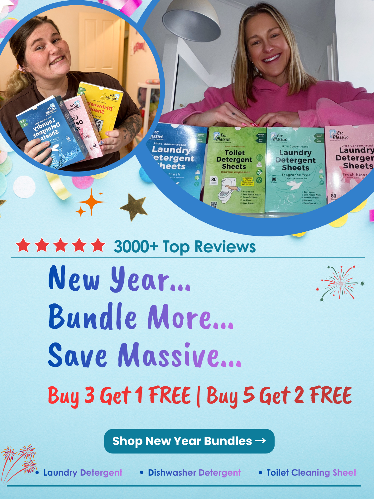 Eco friendly cleaning sheets for a plastic free home by Eco Massive