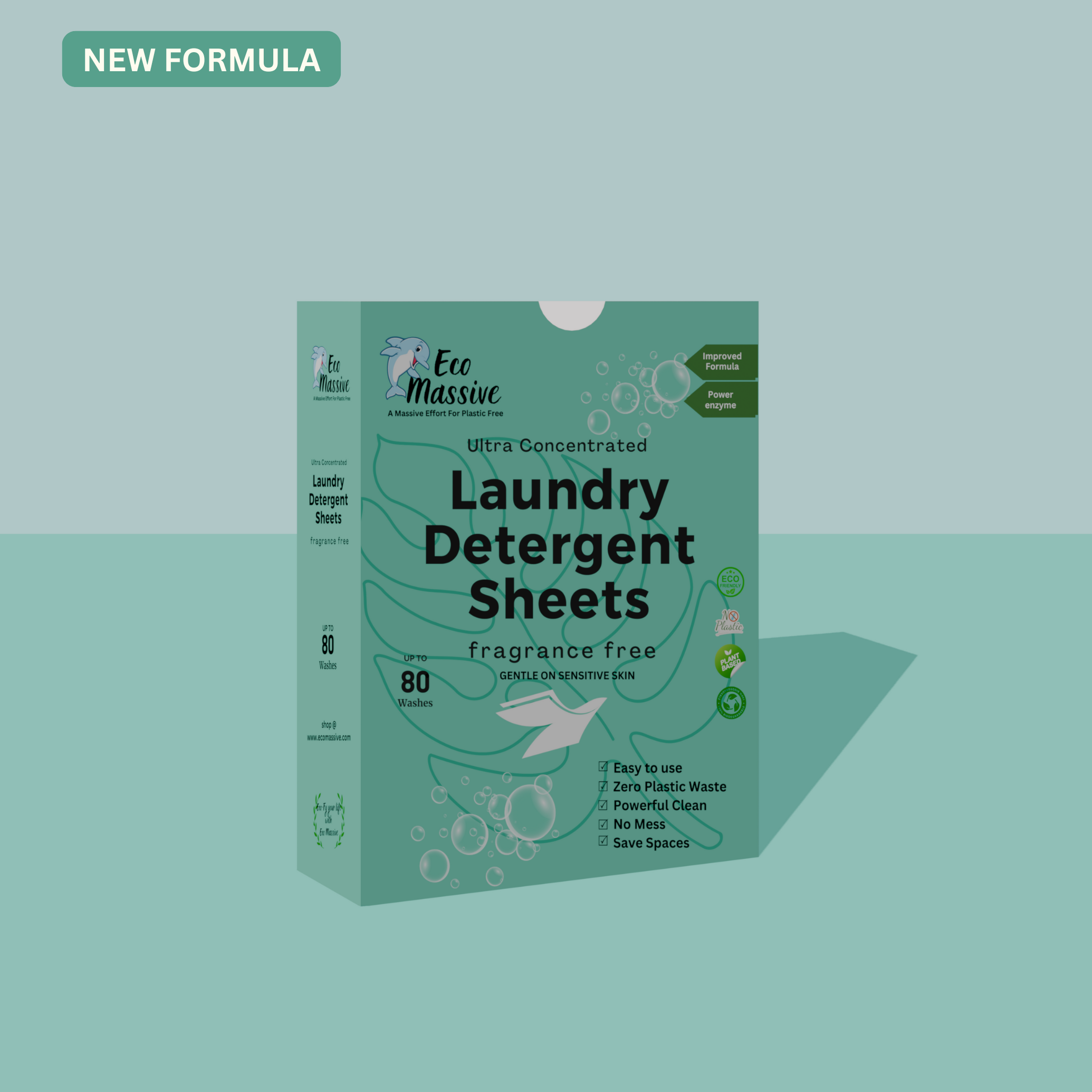 Laundry Detergent Sheets - 80 Loads