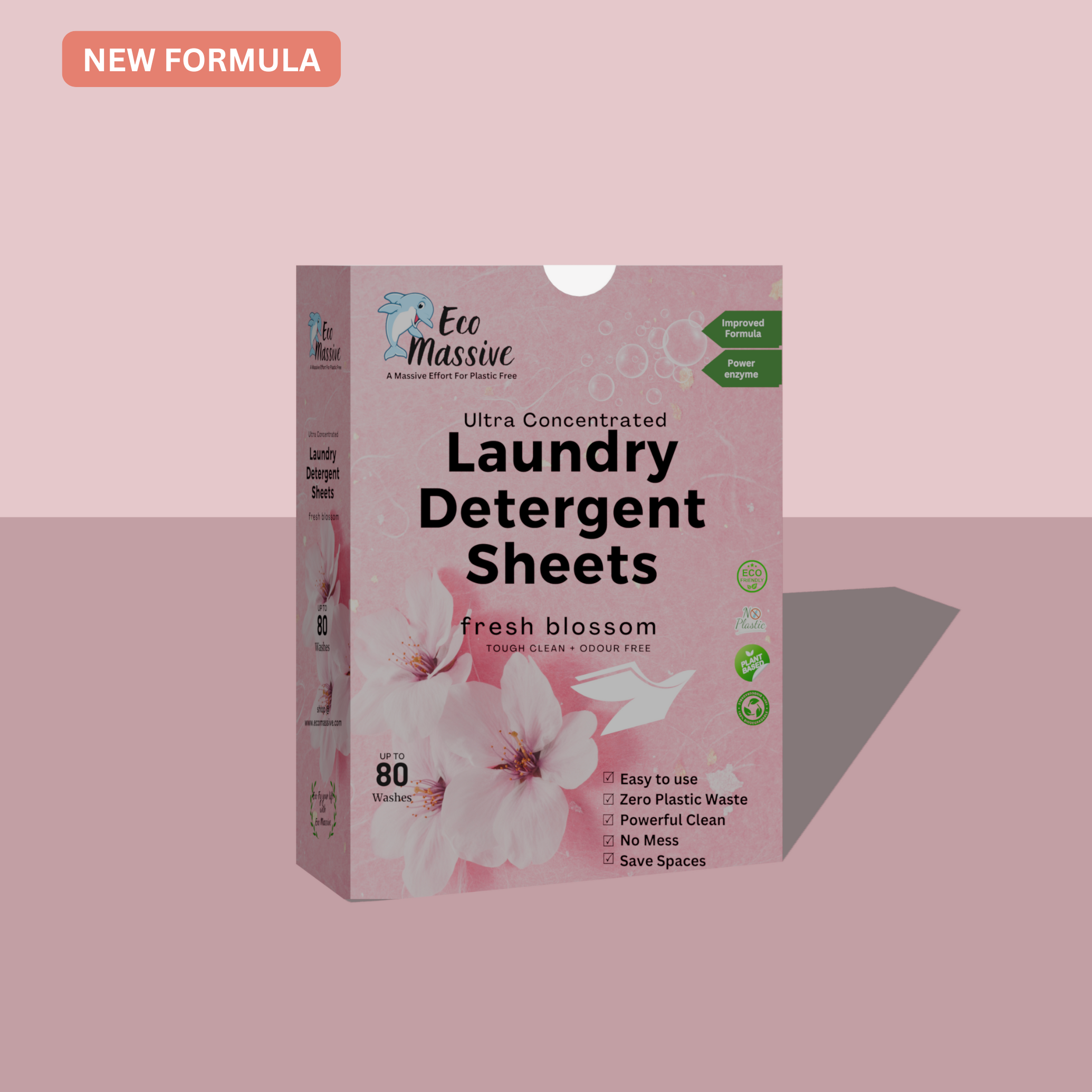 Laundry Detergent Sheets - 80 Loads