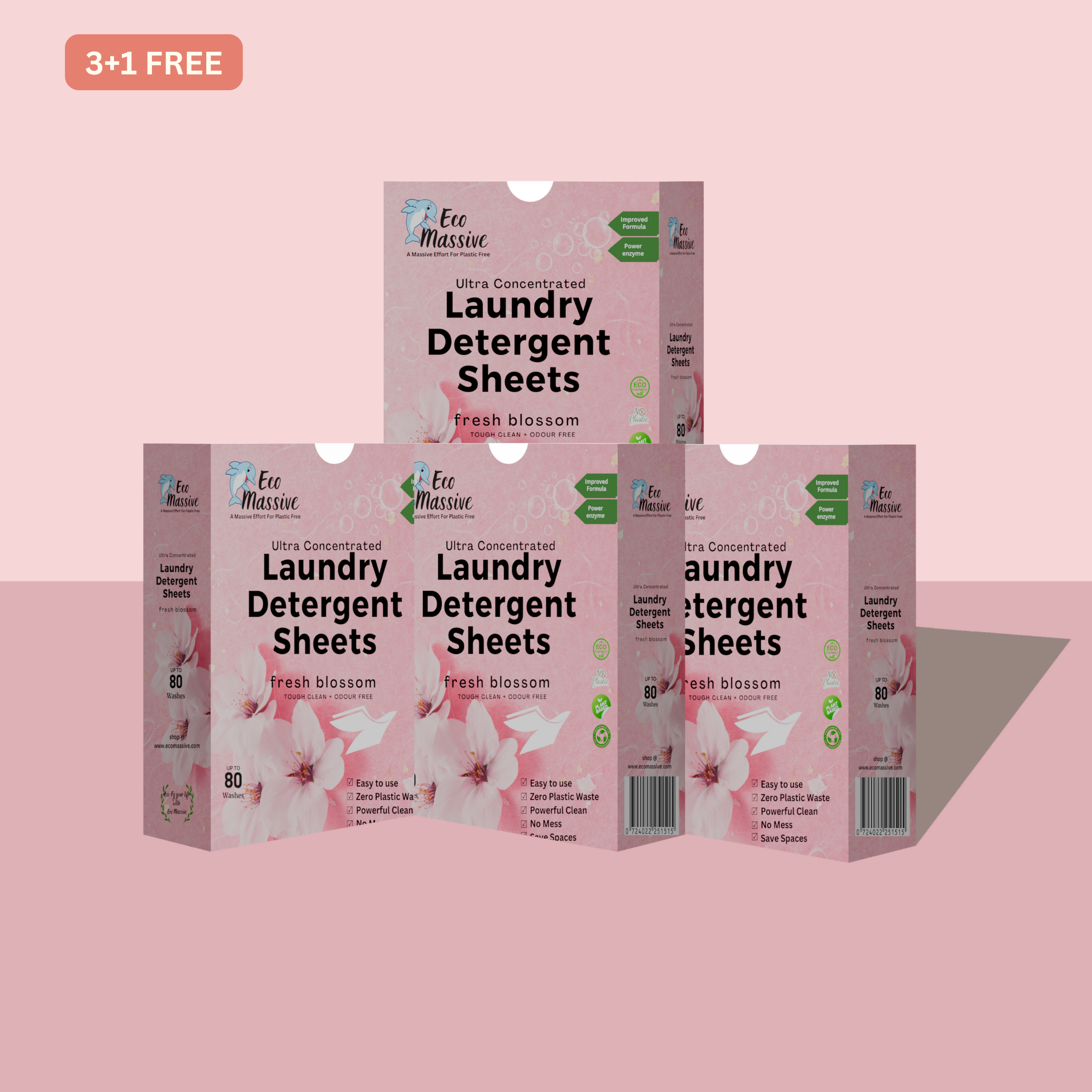 Laundry Detergent Sheets - 80 Loads