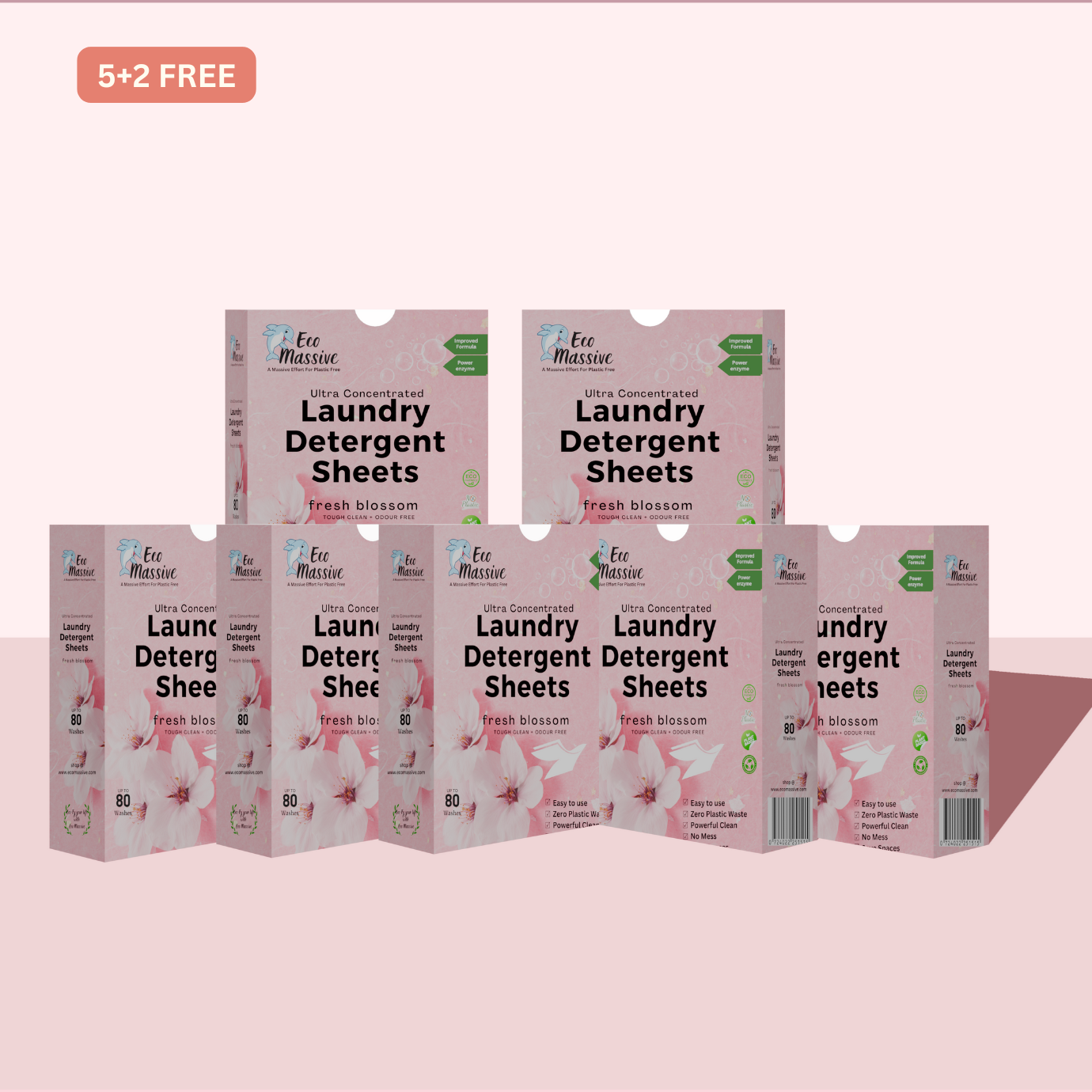 Laundry Detergent Sheets - 80 Loads