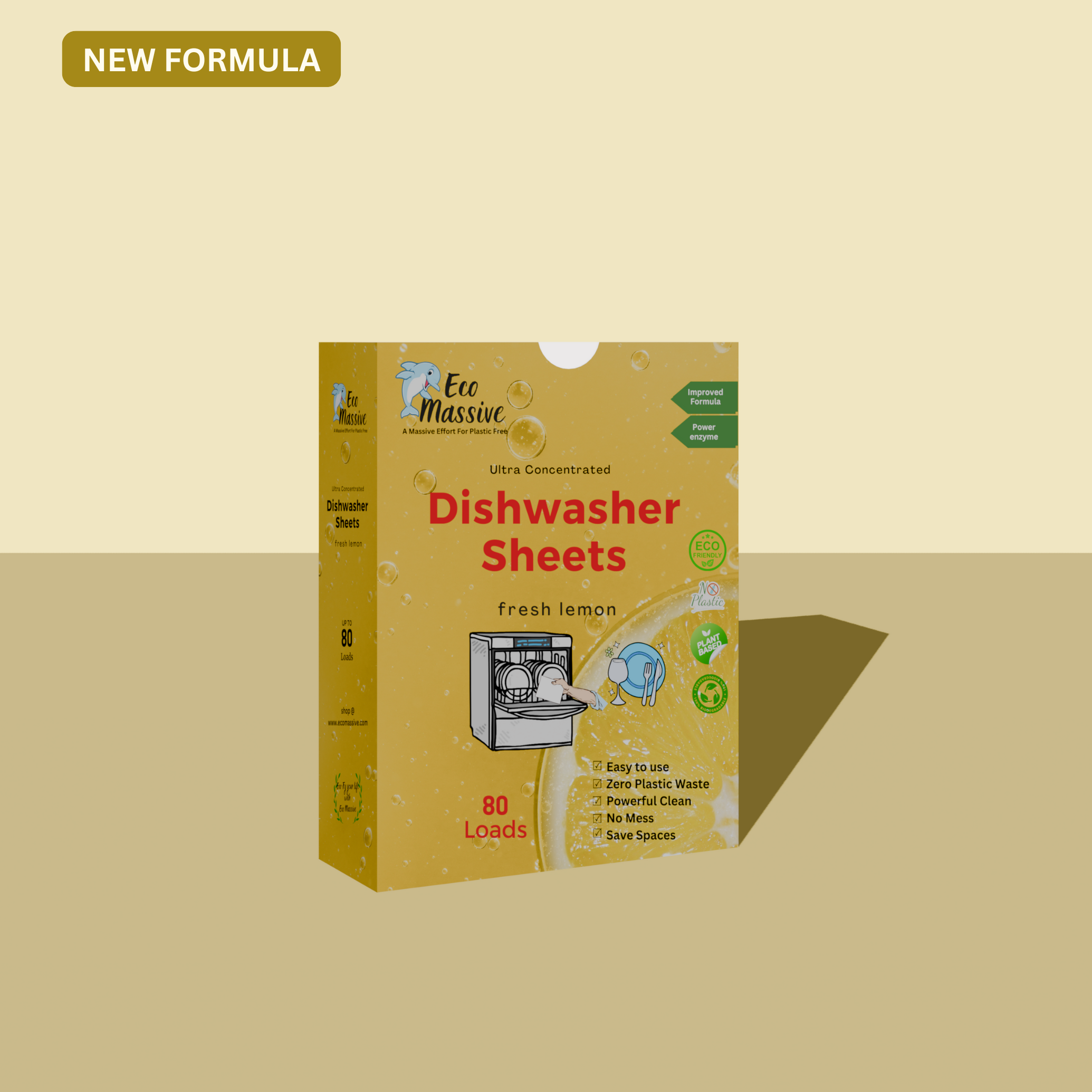 Dishwasher Detergent Sheets - 80 Loads