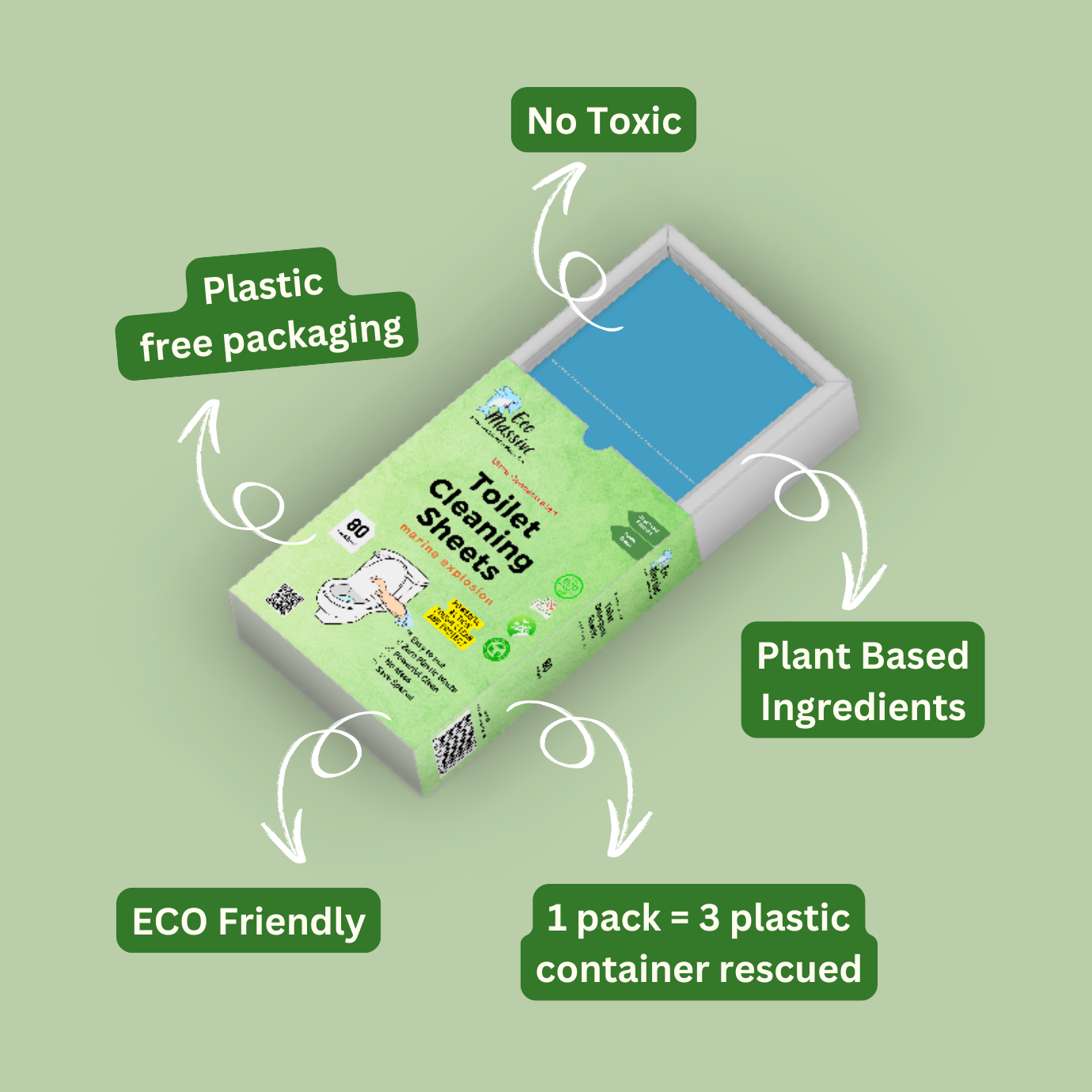 Affordable toilet cleaning sheets with long-lasting value